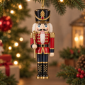 Hand-painted nutcracker Christmas ornament