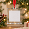 Personalized photo frame Christmas ornament